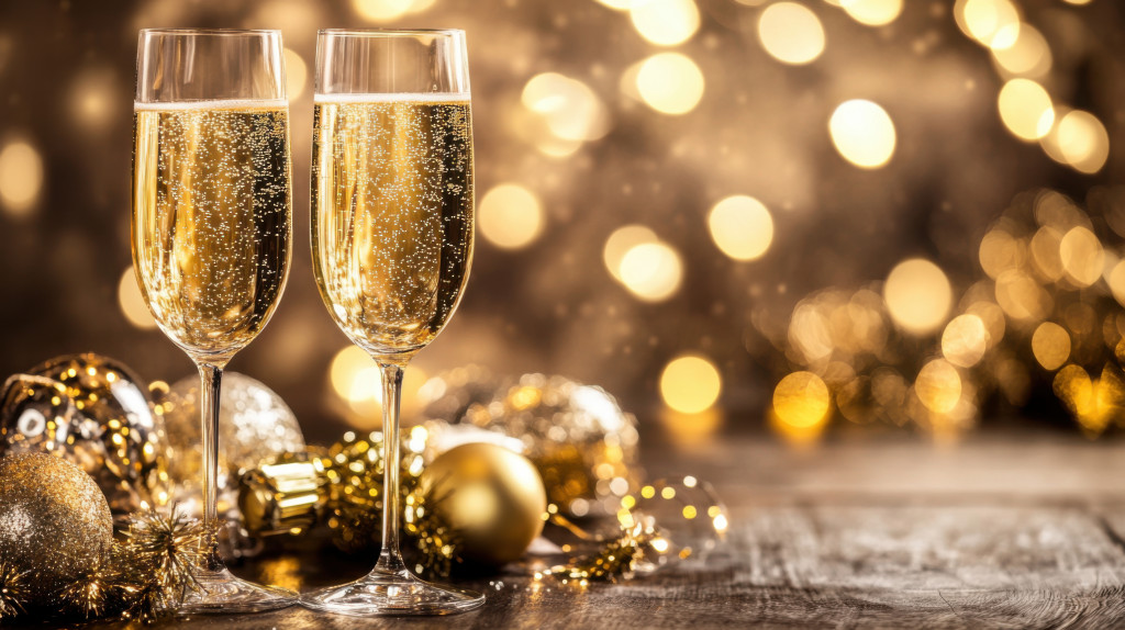 deux-verres-de-champagne-avec-le-decor-du-nouvel-sur-le-fond-du-nouvel-avec-des-lumieres